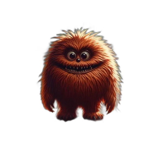 creature, animal, hair, staff transparent PNG cut-out