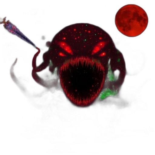 staff, creature, weapon, mask transparent PNG cut-out