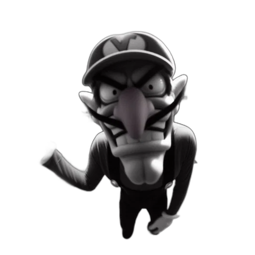 creature, mask, face, staff transparent PNG cut-out
