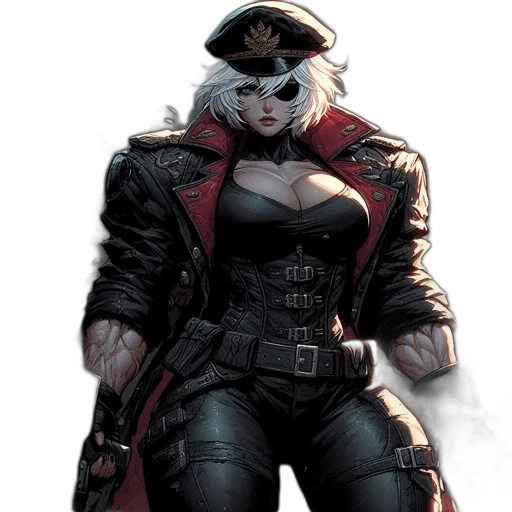 jacket, comic book art, concept art, cyberpunk transparent PNG cut-out