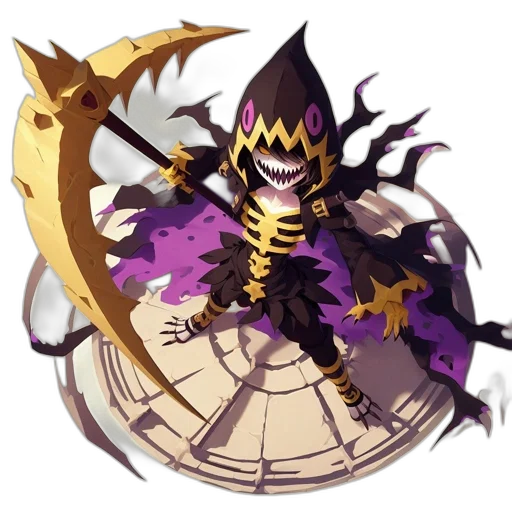dragon, staff, weapon, creature transparent PNG cut-out