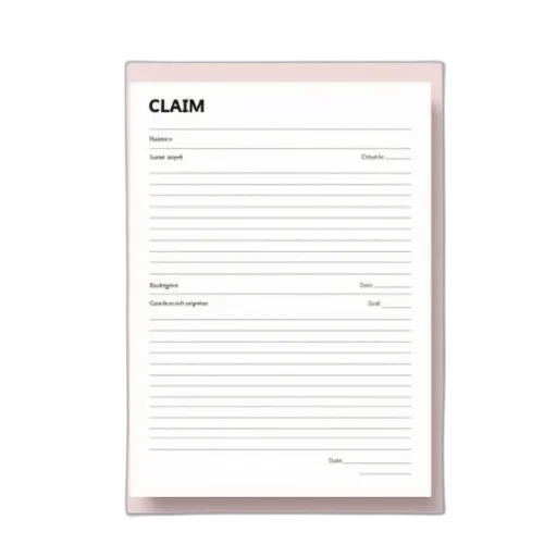 printable, claim, sheet, long transparent PNG cut-out