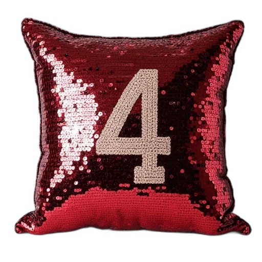 red, number, sequins, pattern transparent PNG cut-out