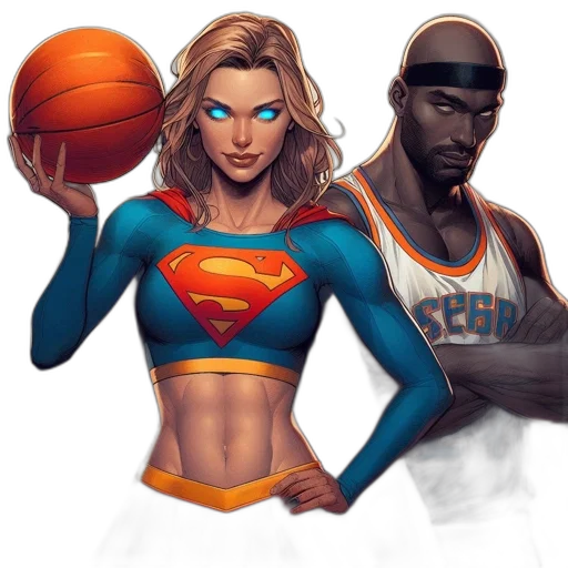 comic book art, concept art, fantasy art, cartoon transparent PNG cut-out