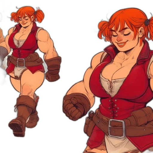concept art, comic book art, fantasy art, cartoon transparent PNG cut-out
