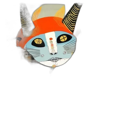 mask, hat, dragon, creature transparent PNG cut-out