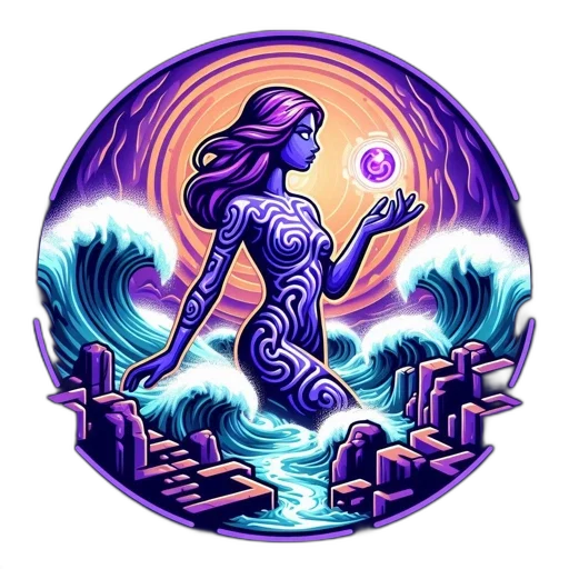 robot, sword, fantasy art, pixel art transparent PNG cut-out