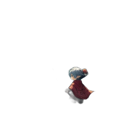 hat, staff, creature, robot transparent PNG cut-out