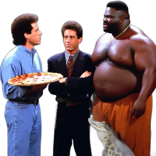 food, fire, three, men transparent PNG cut-out