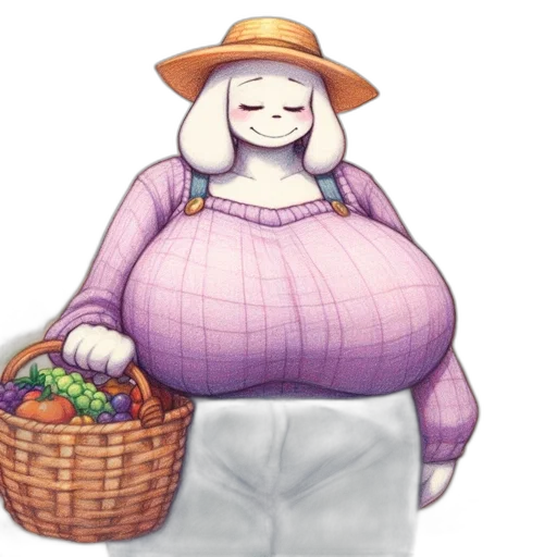 food, hat, dress, creature transparent PNG cut-out