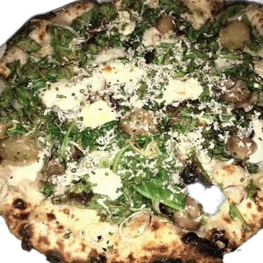 food, pizza, green, toppings transparent PNG cut-out