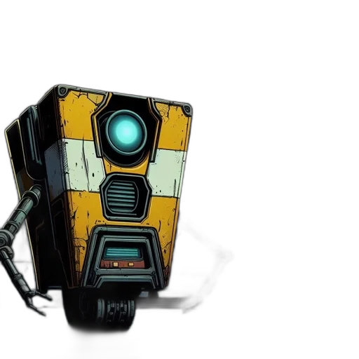 robot, weapon, concept art, cyberpunk transparent PNG cut-out