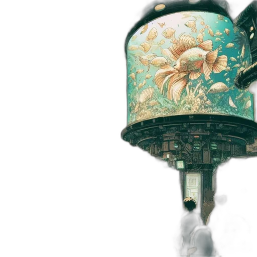 umbrella, bottle, dragon, crown transparent PNG cut-out