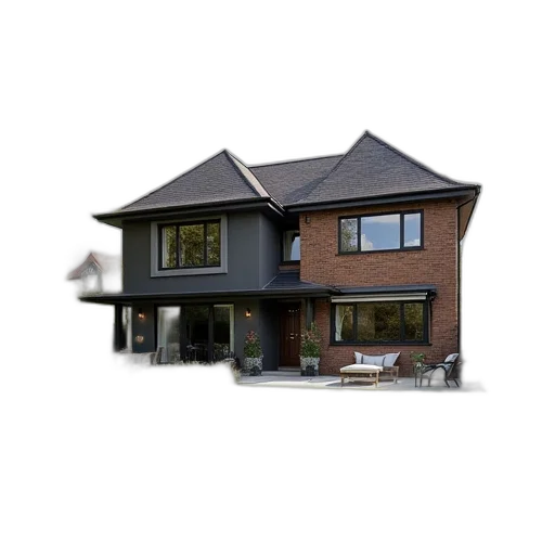 building, furniture, 3d render, photorealistic transparent PNG cut-out