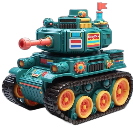 robot, weapon, car, 3d render transparent PNG cut-out