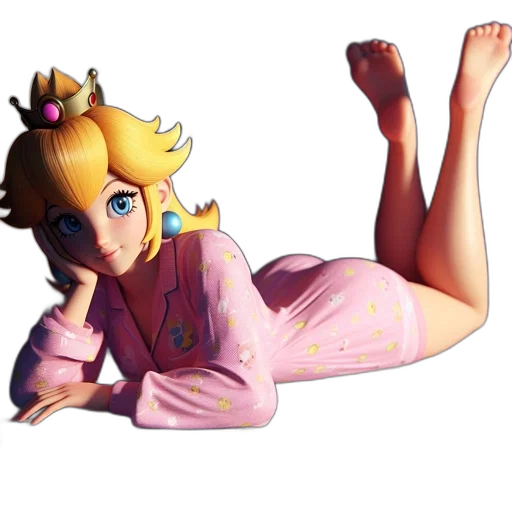 dress, crown, staff, creature transparent PNG cut-out