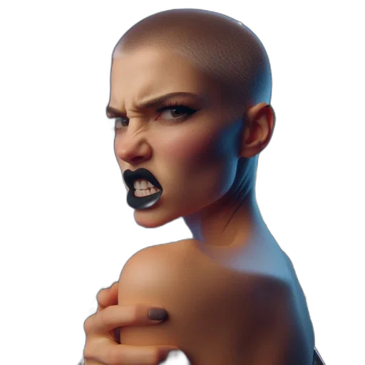 jewelry, face, mask, creature transparent PNG cut-out