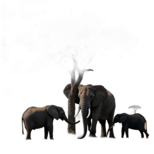 animal, umbrella, staff, creature transparent PNG cut-out