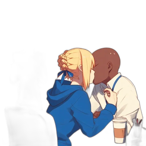 jacket, anime, concept art, pixel art transparent PNG cut-out