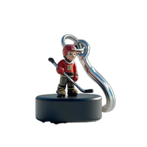 staff, 3d render, concept art, hockey transparent PNG cut-out