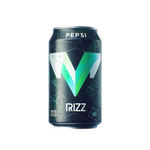 bottle, food, vaporwave, 3d render transparent PNG cut-out