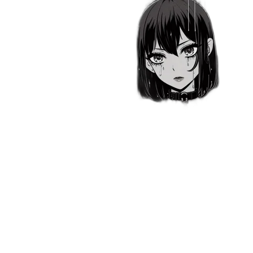 face, hair, creature, mask transparent PNG cut-out