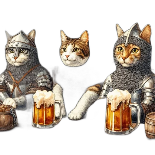 concept art, fantasy art, pixel art, 3d render transparent PNG cut-out