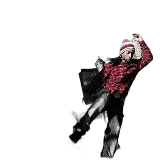 jacket, hat, umbrella, concept art transparent PNG cut-out