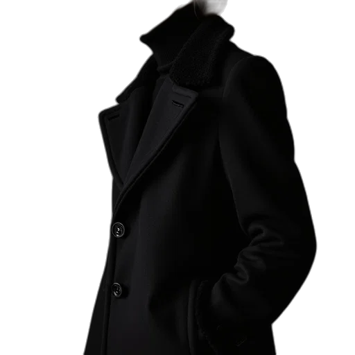 jacket, dress, staff, hat transparent PNG cut-out