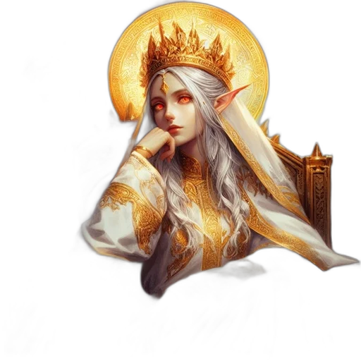 crown, fantasy art, concept art, pixel art transparent PNG cut-out