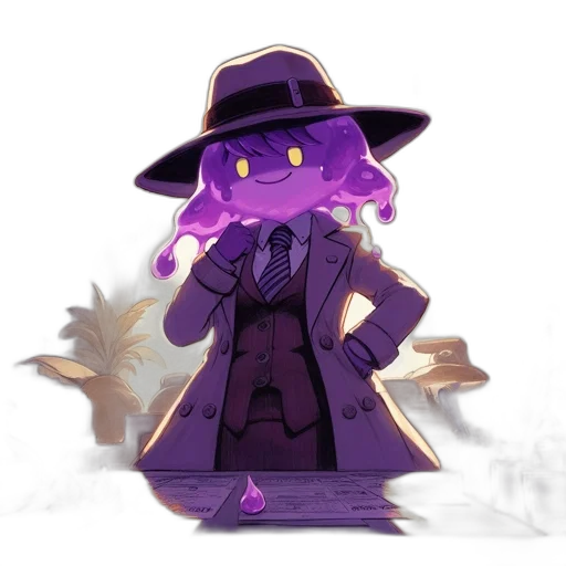 staff, hat, jacket, creature transparent PNG cut-out
