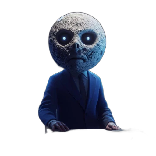 mask, creature, staff, robot transparent PNG cut-out
