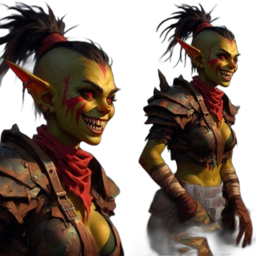 concept art, fantasy art, 3d render, comic book art transparent PNG cut-out
