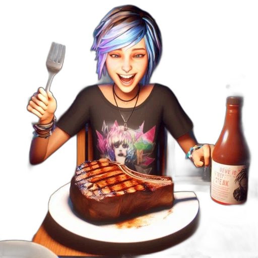 food, pixel art, concept art, photorealistic transparent PNG cut-out