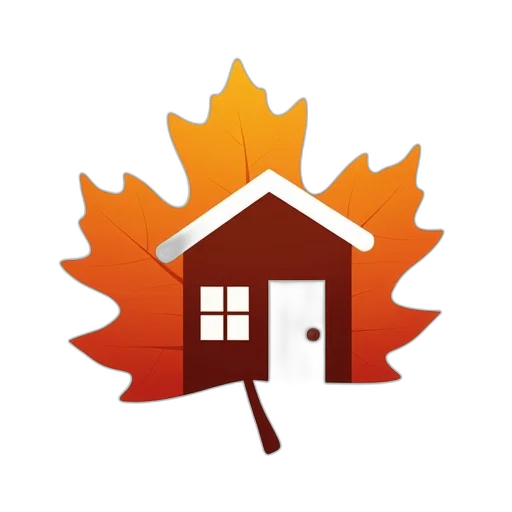 logo, autumn, leaf, student transparent PNG cut-out