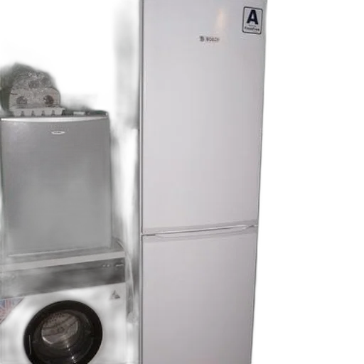 robot, kitchen, scene, white transparent PNG cut-out