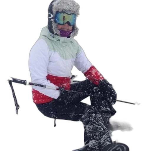 robot, jacket, staff, mask transparent PNG cut-out
