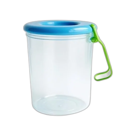 bottle, 3d render, clear, plastic transparent PNG cut-out