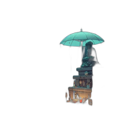 umbrella, furniture, building, hat transparent PNG cut-out