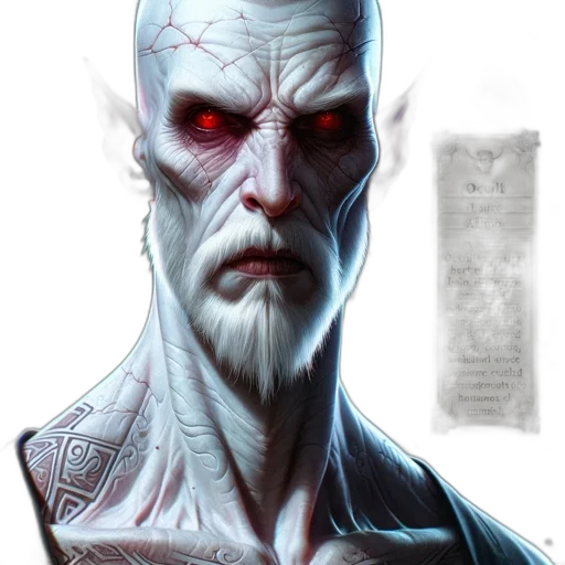 face, concept art, fantasy art, comic book art transparent PNG cut-out