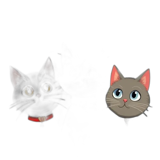 animal, creature, mask, 3d render transparent PNG cut-out