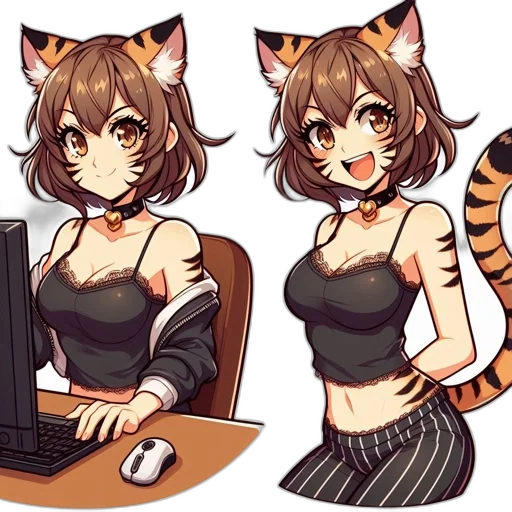 pixel art, anime, concept art, fantasy art transparent PNG cut-out