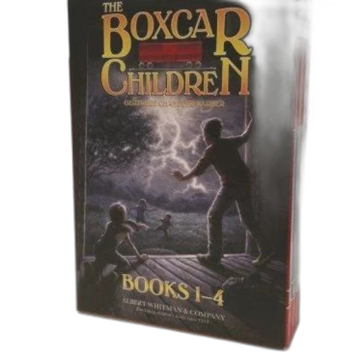 boxcar, children, books, 1-4 transparent PNG cut-out