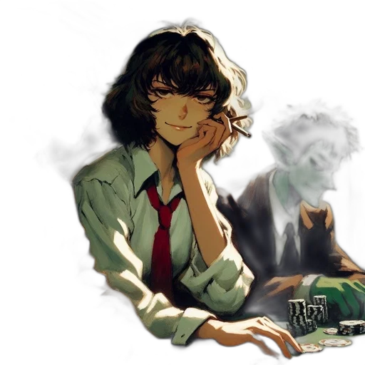 face, comic book art, concept art, anime transparent PNG cut-out