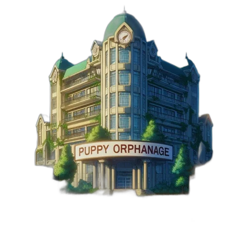 building, furniture, concept art, 3d render transparent PNG cut-out