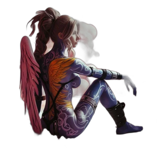 dragon, fantasy art, concept art, pixel art transparent PNG cut-out
