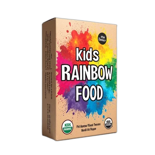 food, colorful, box, kids transparent PNG cut-out