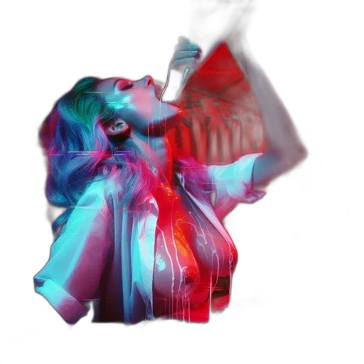 jacket, dress, robot, umbrella transparent PNG cut-out