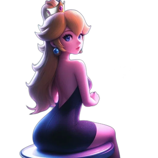 dress, crown, staff, concept art transparent PNG cut-out
