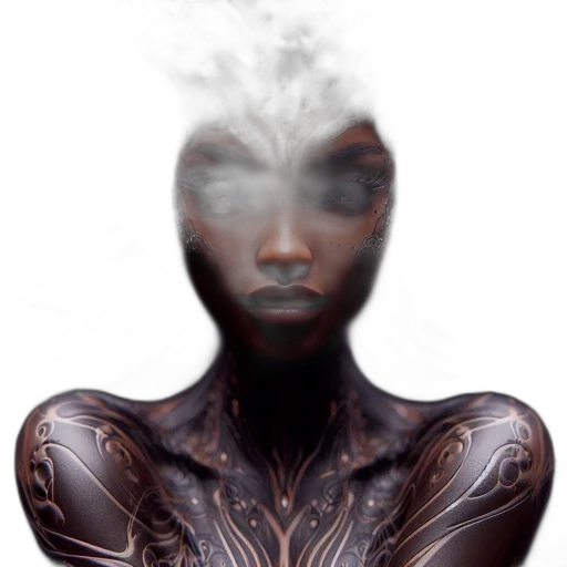 face, mask, creature, robot transparent PNG cut-out